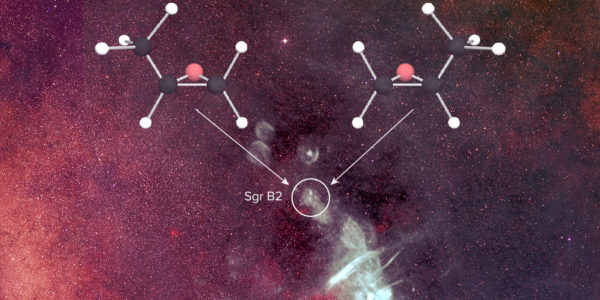 Хиральная молекула в межзвездном пространстве