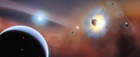 Обнаружено загадочное газовое облако вокруг молодой звезды