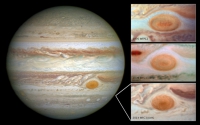 Гигантский шторм на Юпитере стремительно затухает