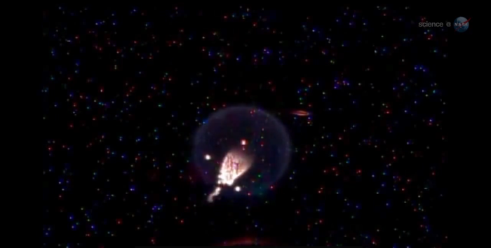Астронавты создали огненную медузу на МКС