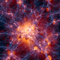 Оси вращения квазаров выстроились в космическую сеть