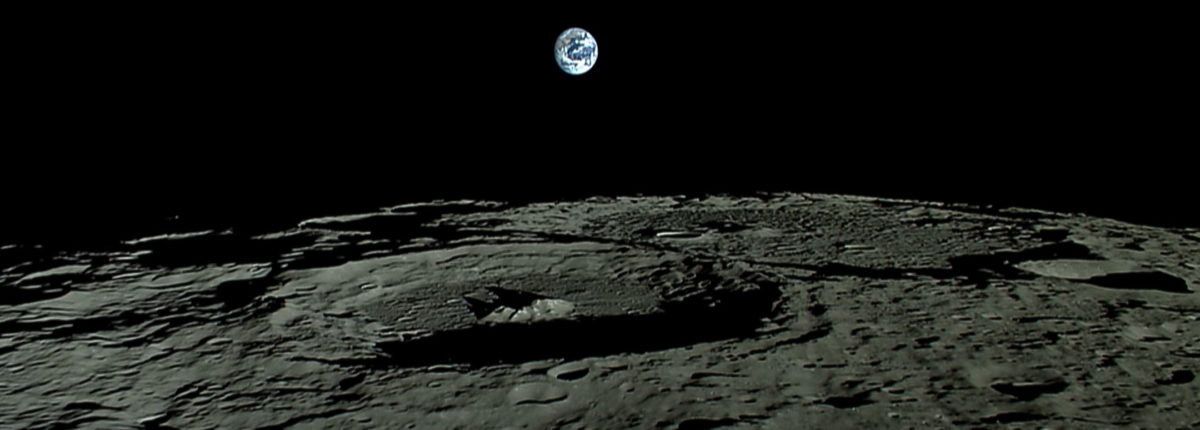 Японцы показали как выглядит восход и закат Земли на Луне