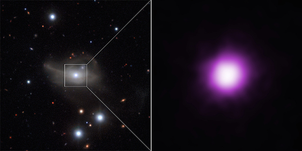Астрономы раскрыли тайну «мерцающей» галактики Маркарян 1018