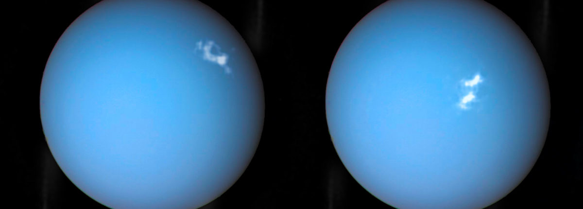 Телескоп «Хаббл» запечатлел ослепительные сияния на Уране