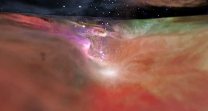 Совершите путешествие сквозь туманность Ориона с помощью новой 3D-визуализации