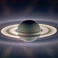 Сатурн пожирает собственные кольца