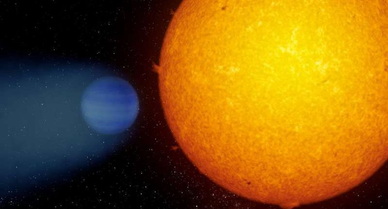 Астрономы обнаружили у планеты хвост из гелия