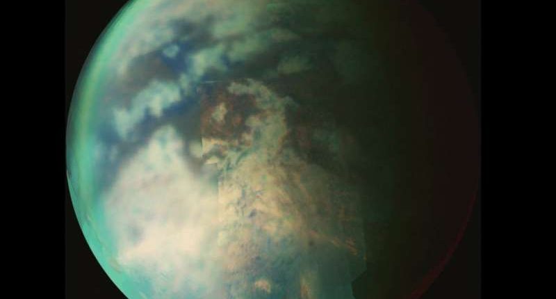 На северном полюсе Титана сезон метановых дождей