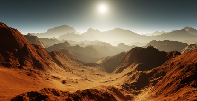 На Марсе зародили жизнь астероиды и водород