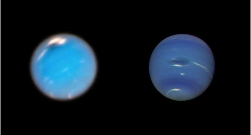 «Хаббл» запечатлел появления огромного пятна на планете Нептун