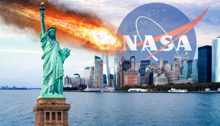 Астероид-убийца уничтожает Нью-Йорк в альтернативной реальности