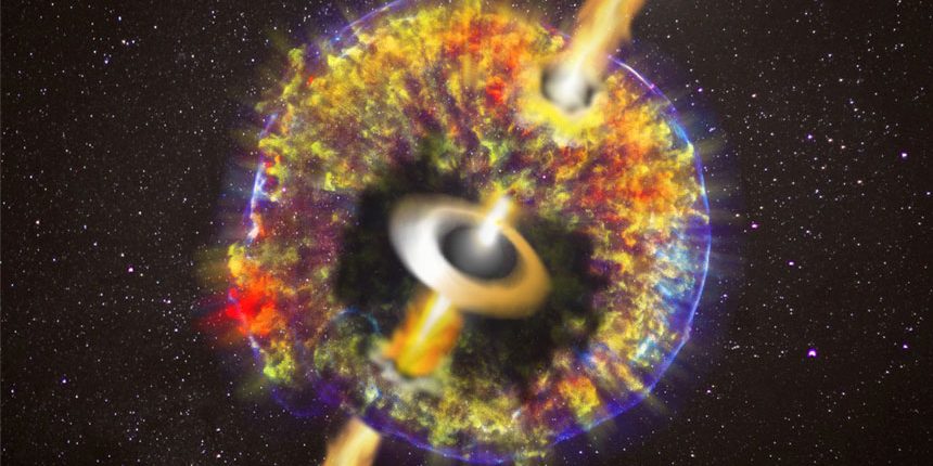 Физики обнаружили первое в истории столкновение черной дыры и нейтронной звезды