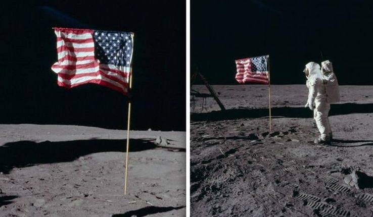 Высадка НАСА на Луну: Почему флаг Аполлона — 11 развевался в космосе?