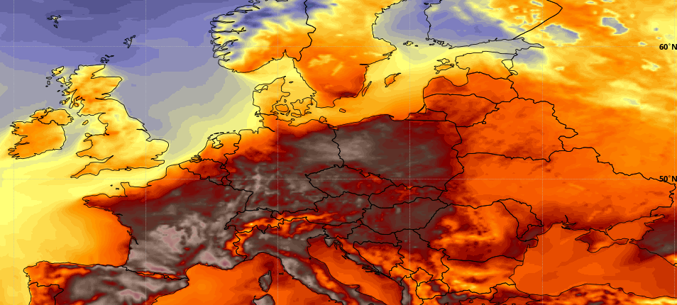 Метеорологи предупреждают о тепловой волне надвигающейся на Европу