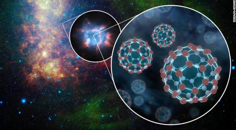 Хаббл находит крошечные «электрические футбольные мячи» в космосе