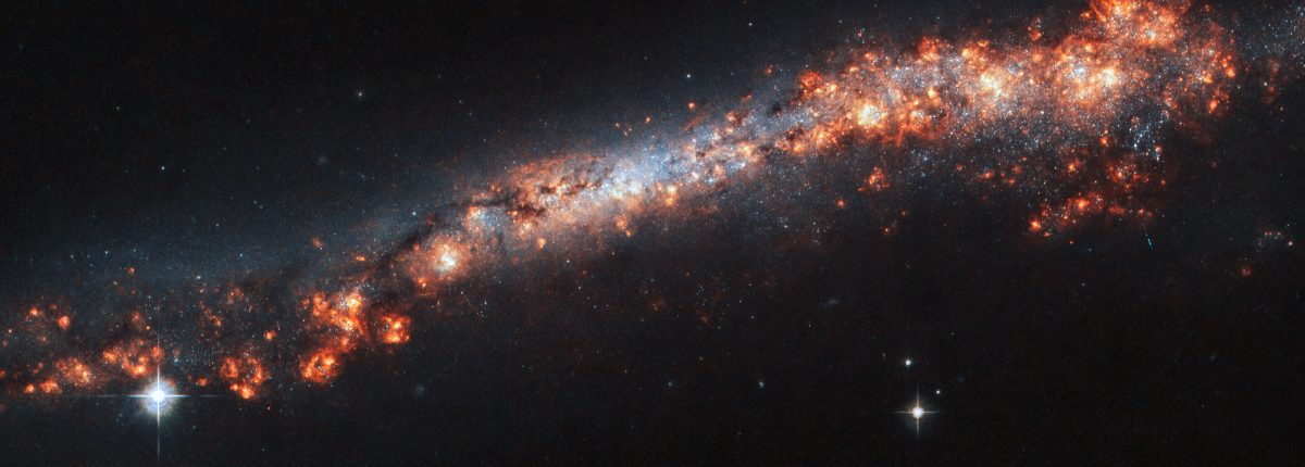 Телескоп «Хаббл» запечатлел рукав соседней галактики в невероятных подробностях