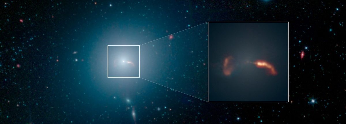 Астрономы подробно изучили струю, вырывающуюся из ядра галактики Мессье-87