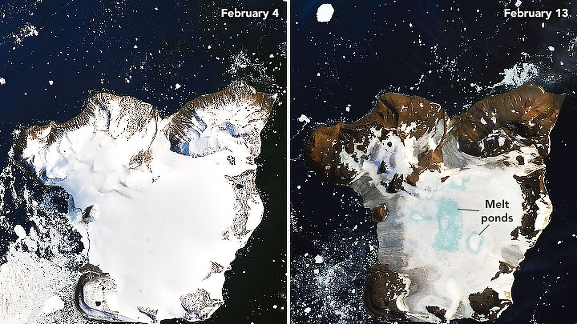 Антарктида таяние ледников 2020