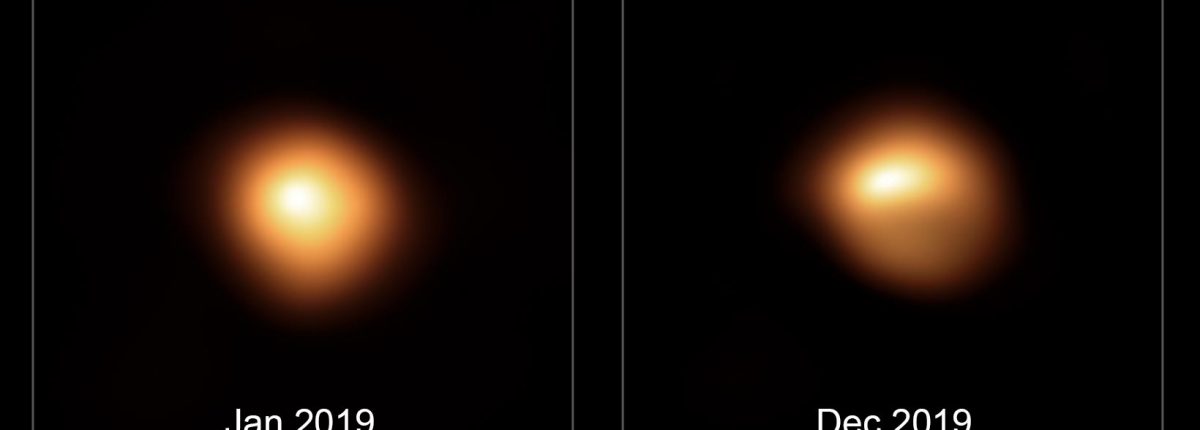 Очень большой телескоп фиксирует беспрецедентное затемнение Бетельгейзе
