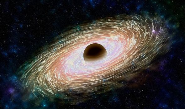 Космический телескоп «Хаббл» обнаружил признаки таинственной черной дыры