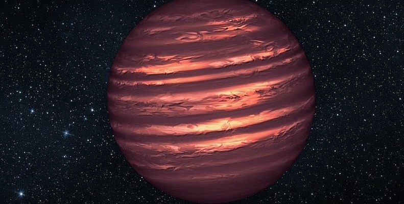 Астрономы обнаруживают турбулентные полосы облаков коричневого карлика на расстоянии 6,5 световых лет