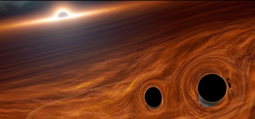 Впервые в истории астрономы обнаруживают свет от столкновения черных дыр