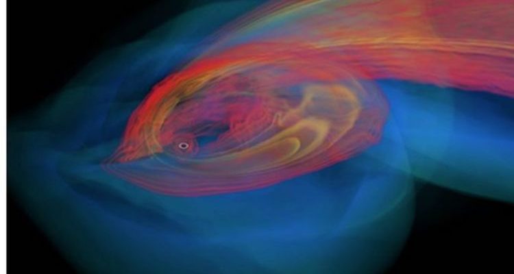 Черная дыра поглощает звезду: получено первое твердое доказательство
