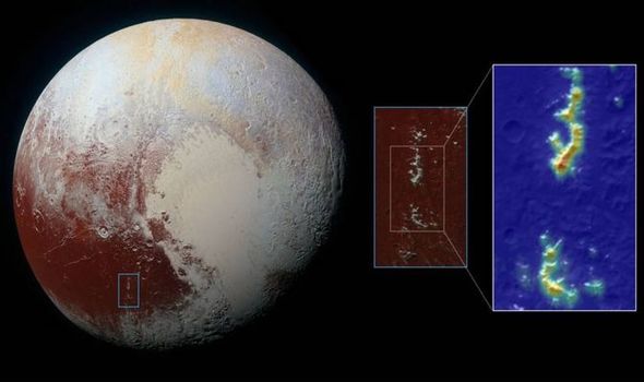 NASA раскрыло тайну формирования заснеженных гор на Плутоне