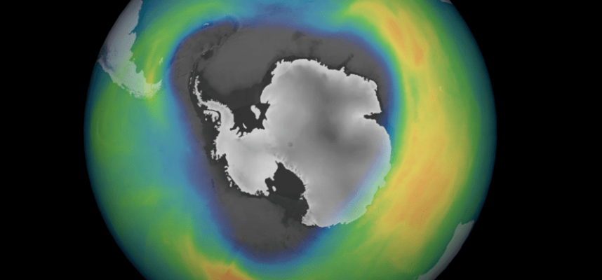 Озоновая дыра над Антарктидой в 2020 году стала намного глубже и шире
