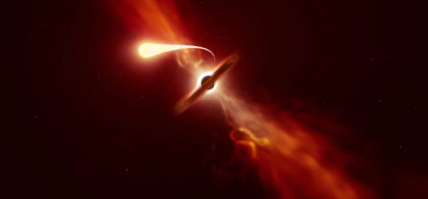 Новая симуляция показывает различные сценарии поглощения звезд черными дырами