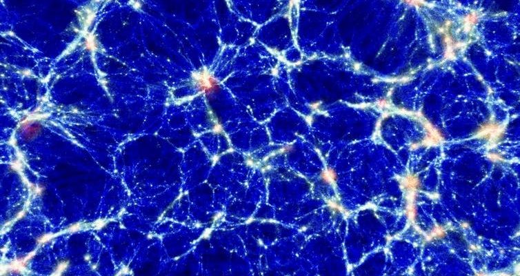 Астрономы обнаружили газовую нить длиной в 50 миллионов световых лет, связанную с космической паутиной