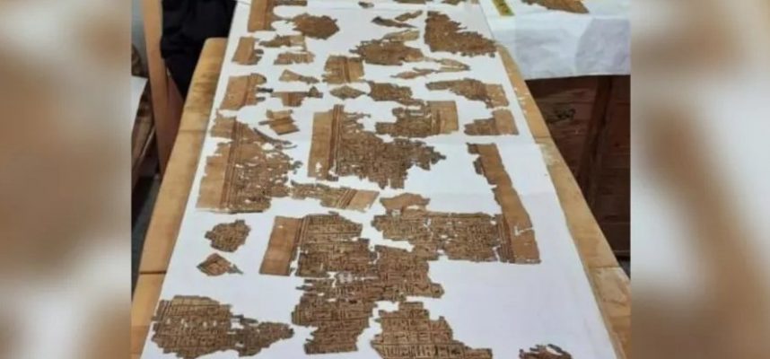 В древнеегипетском захоронении обнаружен гигантский свиток из «Книги мертвых»