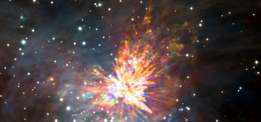 Астрономы обнаружили впечатляющий звездный взрыв
