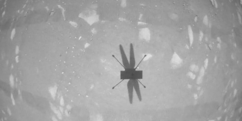 Марсианский вертолет Ingenuity преодолел сбой систем в полете