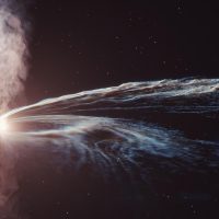 Астрономы стали свидетелями поглощения звезды черной дырой