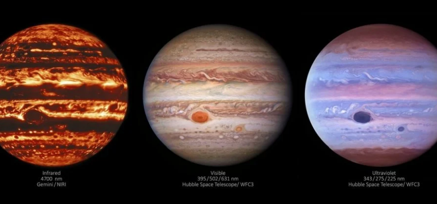 Зонд Juno заглянул под облака Юпитера