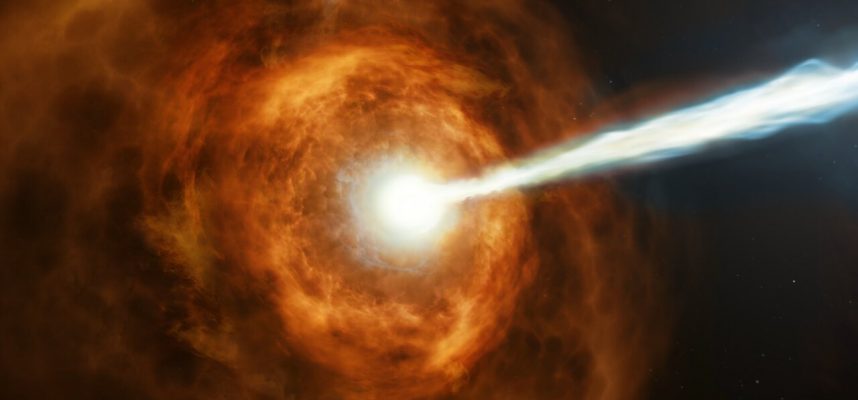 Колоссальная вспышка первое доказательство, что энергия может исходить из черных дыр