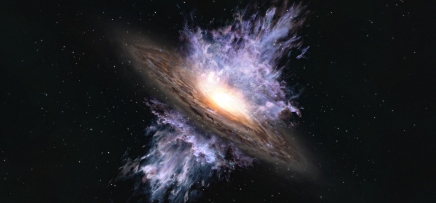 Обнаружена колоссальная буря, порожденная черной дырой из ранней Вселенной