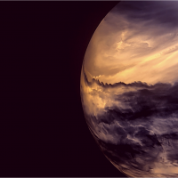 Новое видео от НАСА: солнечный свет отражается от облаков Венеры