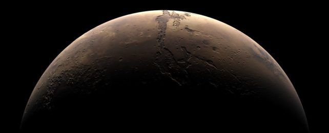 Робот на Марсе обнаружил толчки метеоритов, падающих на Красную планету