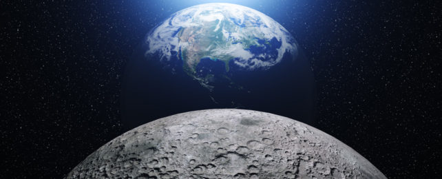 Секреты медленного побега Луны раскрыты в земной коре
