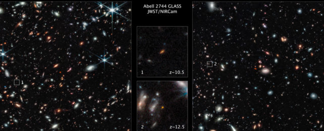 JWST изучает ранние галактики Вселенной и обнаруживает нечто удивительное