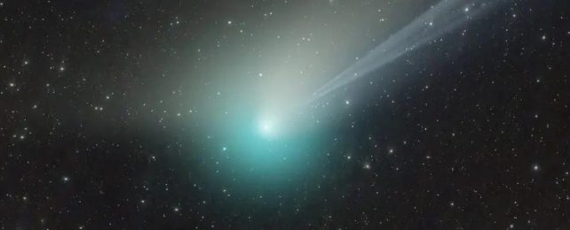 Потрясающая зеленая комета сегодня приблизится к Земле на пике яркости