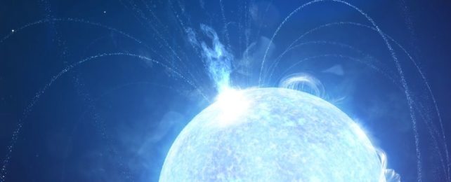 Загадочное извержение, обнаруженное на звезде, может помочь объяснить быстрые радиовсплески