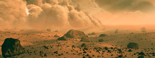 Марсианская «молния» может сыграть важную роль в круговороте хлора на планете