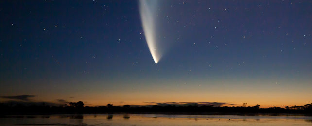 Приближающаяся комета, по прогнозам, будет сиять ярче звезд на небе