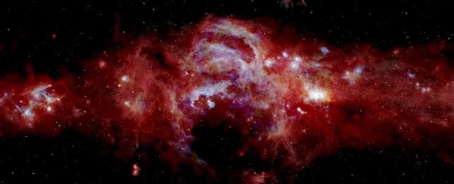 Каким-то образом звезда рождается в экстремальных условиях вокруг черной дыры нашей галактики
