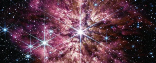 JWST замечает редкую звезду на грани превращения в сверхновую
