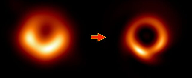 ИИ значительно улучшил первое в истории изображение черной дыры