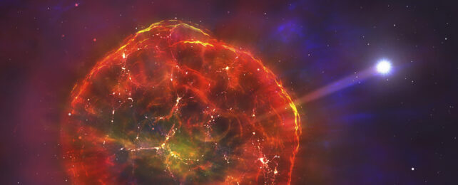 Радиосигналы умирающей звезды вызывают вопросы о взрывах сверхновых